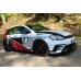 Накладка сплиттер на передний бампер на Volkswagen Golf VII GTI Clubsport